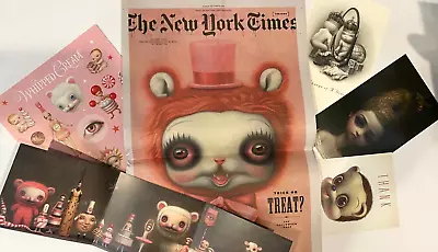 Mark Ryden LOT - Stickers  Postcards  Invite And Newspaper New York Times • $110