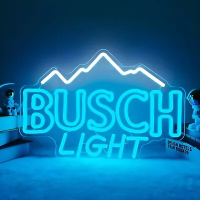 Neon Beer Signs Bar Neon Light Signs Dimmable LED Neon Signs For Man Cave Pub • $35.04