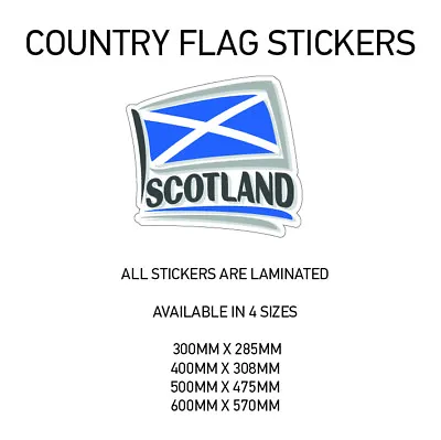 Scotland Country Flag Sticker Graphic Decal Bike Car Door Van Cf22 • £13.99