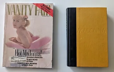 Madonna 1992 Vanity Fair Magazine & 1991 Hardbound Book By Christopher Andersen  • $34.95