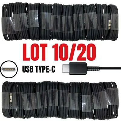 Lot10X 20X USB C Type C Cable 4ft Fast Charger Cord For Samsung S8 S9 S10 Note10 • $16.20
