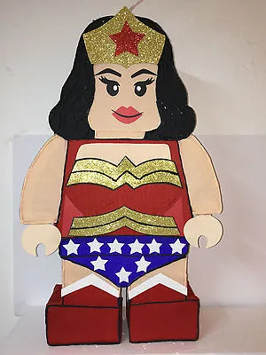 Inspired Wonder Woman Pinata. Birthday Party Decoration. Wonder Woman Pinata. Su • $68