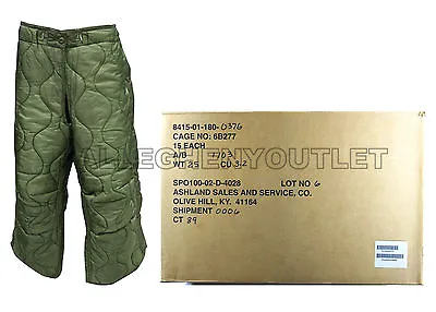 US Military M65 Field Trouser Pant Liner Field Pants Cold Weather LARGE REG NWT • $19.90