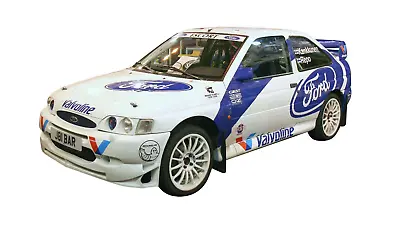 1:10 RC Clear Lexan Body Shell Ford Escort Cosworth WRC With Decals- Valvoline • £44.25