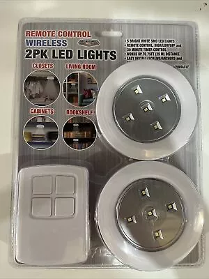 Blazing LED Wireless Remote Control LED Light Round Battery Powered New • $19.99