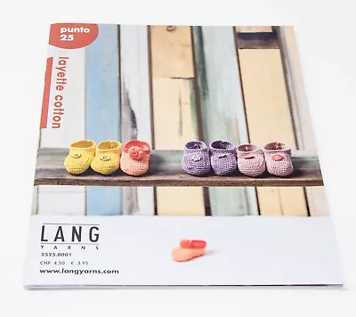 Lang Yarns Layette Cotton Baby Pattern Book • £3