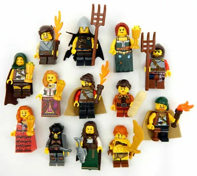 10 NEW RANDOM LEGO MEDIEVAL PEASANT MINIFIG LOT Minifigure Figure Castle Knight • $39.99