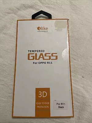 Ilike For Oppo R11 Tempered Glass Screen Protector 3D Edge To Edge Black Acc574 • $24