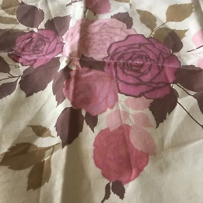 Vintage Pink Rose Flower Floral Cottage Standard Size Pillowcase • $14.99