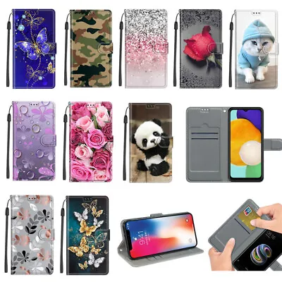 For Samsung Galaxy S Series Cartoon Card Wallet Magnetic Flip Stand Case Cover • $6.59