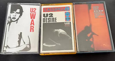 U2 Cassette Tape Collection Australian Singapore War Desire UABRS Cassingle • $9.63