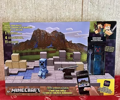 MineCraft Comic Maker Studio Playset By Mattel  • $40