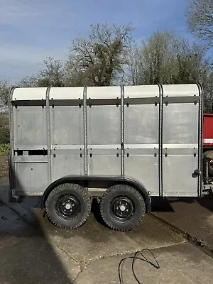 10ft  IFOR WILLIAMS LIVESTOCK TRAILER • £2995