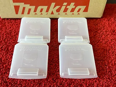 4 Pcs Genuine Makita XGT 40V Battery Terminal Protector Cover • £8.86