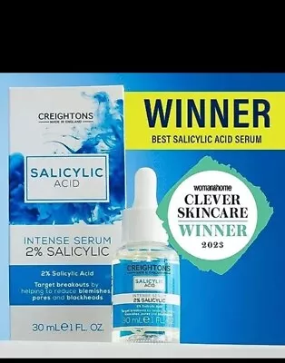 Creightons Salicylic Acid Intense Serum 2% Salicylic 30ml - Target Breakouts ... • £0.99