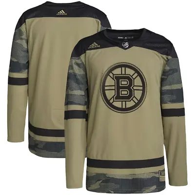 Boston Bruins Adidas Military Appreciation Authentic Camouflage Jersey 46 • $145