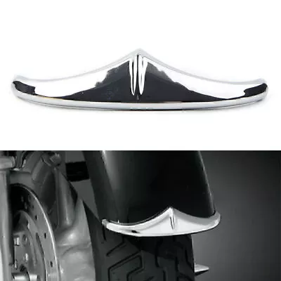 Motor Chrome Front Fender Leading Edge Accent Trim Fit For Harley Replacement • $31.44