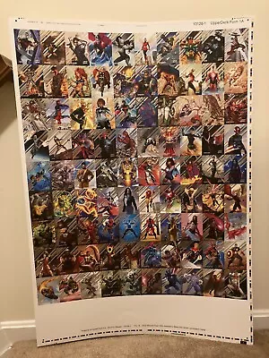 2022 Marvel Fleer Ultra Avengers Base Set Full Uncut Sheet • $250