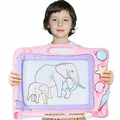 £15.99 • Buy Magnetic Drawing Board For Kids, Erasable Colorful Scribble Board Writing Pad