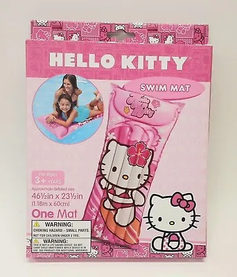 $14.49 • Buy NEW! Intex Hello Kitty Inflatable Swim Float Mat Ages 3+ Lounger! FREE SHIPPING!