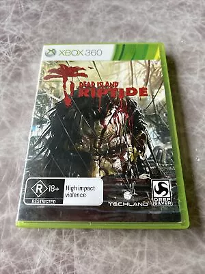 Dead Island Riptide Xbox 360 Game + Manual PAL *FREE FAST SHIPPING* Zombie Games • $7