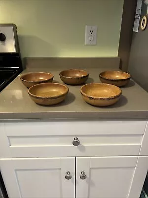 (5) McCoy Pottery Canyon Mesa Stoneware Cereal Bowls - Read Description • $60