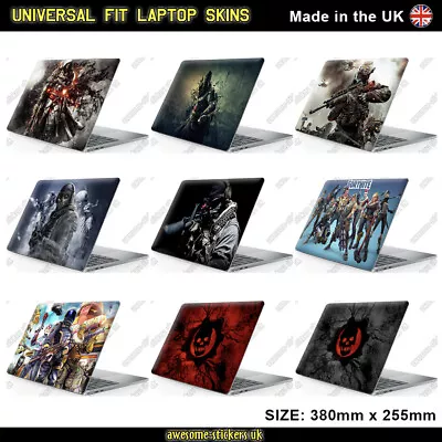 LAPTOP SKIN Wrap Sticker Printed Vinyl TO FIT  Macbook Lenovo HP ASUS Dell • £12.99