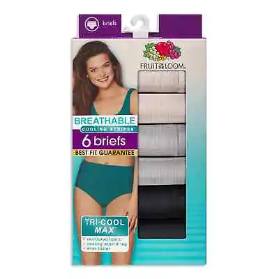 Fruit Of The Loom Women's Breathable Underwear 6 Pack  • $12.99