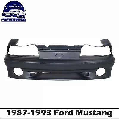 New Front Bumper Cover Primed For 1987-1993 Ford Mustang GT Model FO1000164 • $267.92