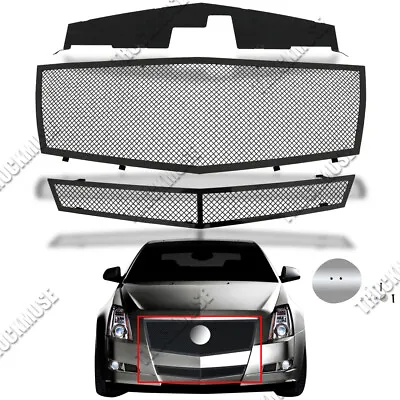 Grill Fits 2008-2013 Cadillac CTS Stainless Steel Mesh Grille Front Insert 09 10 • $173.99