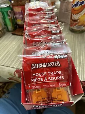 Lot Of 12 Catchmaster Instant Kill Mouse Snap Traps - 12 X 4 = 48  Traps NEW • $15