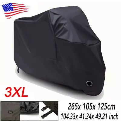 3XL Motorcycle Cover Waterproof Fit For Suzuki Boulevard M109R M50 M90 M95 C50 • $17.69