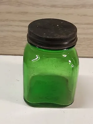 Duraglas Green Jar Vintage Medicine Bottle Pharmacy Green Jar 4 Oz • $17.50