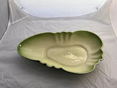 Green Garden Time California Art Pottery Ceramic Bowl #135 • $15