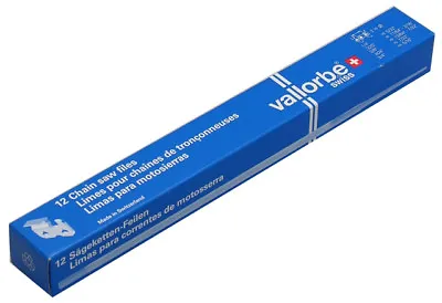 Vallorbe 5/32 4mm Round Chainsaw Files Pack Of 12 Files  • £23.60