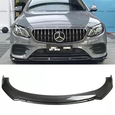 For Mercedes-Benz AMG43 AMG53 Front Bumper Lip Spoiler Splitter Carbon Fiber • $69.35