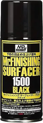 Mr. Hobby B526 Mr. Finishing Surfacer 1500 Black Spray Paint 170ml - US • $16.50