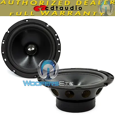 Cl-6e Cdt Audio Classic 6.5  Mid Bass 4 Ohm Loud Midrange Car Speakers New Pair • $99.99