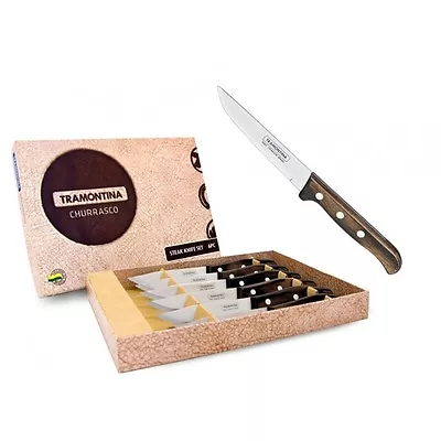 Tramontina 6 Piece Set- 'GAUCHO' Porterhouse Steak Knives -  TRAS0072 • $45.10