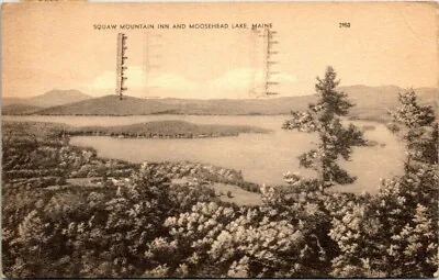 $5.85 • Buy Maine~Squaw MT., Inn Moosehead Lake Maine~Postcard~