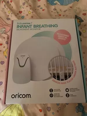 Oricom BS7 Babysense7 Baby Breathing Movement Monitor - Cot Sensor Alarm Pad • $100
