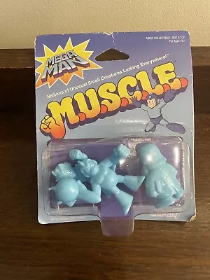 Mega Man MUSCLE Figures 3 Pack Blue NEW MEGAMAN Super 7 Capcom Adult Collectable • £5