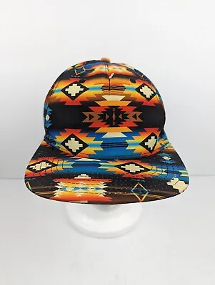 NEFF X Mac Miller Multi Color Aztec Native Tribal Print Snapback Hat Cap • $54.99