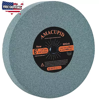 Bench Grinding Wheel 6 Inch Green Silicon Carbide Abrasive For Grinding ✅✅✅✅ • $28.41