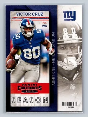 2013 Panini Contenders #50 Victor Cruz   New York Giants • $1.89