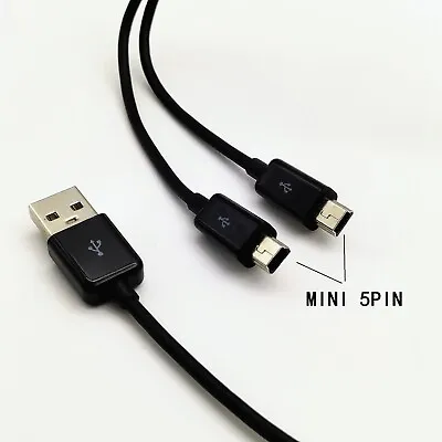Dual Mini USB Splitter Cable Power Up To Two Mini USB Devices At Once 1M 3FT • $7.13