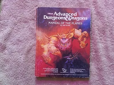Advanced Dungeons & Dragons Manual Of The Planes  Hardcover  • $80