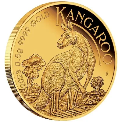 2023 Kangaroo Mini Roo Gold Coin - Australia - Blister Card - 1/62oz PP • $104.96