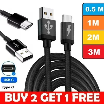 Fast Charger Samsung Galaxy S21 S22 S23 Ultra Type C USB-C Data Charging Cable • £3.49