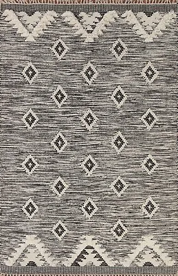 Southwestern Kilim Moroccan 4x6 Rug Hand-Woven Wool Carpet • $66